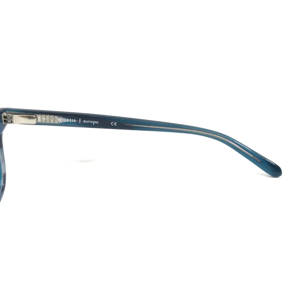 Cinzia Eyeglasses Frames CIN-5063 C1 Shiny Blue Square Full Rim 50-18-140